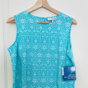 NWT Coolibar UPF 50+ D’Orsay Sheath Maxi Dress